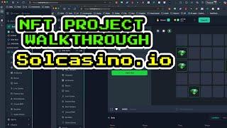 Solcasino.io Solana NFT Project Review - Walkthrough - Staking - Earnings