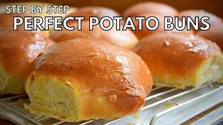 How to make Potato Burger Buns, the easiest recipe ever.