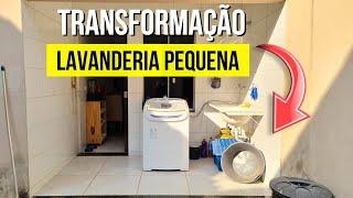 TRANSFORMEI a LAVANDERIA e nem eu acreditei no RESULTADO!! Vem ver como ficou INCRÍVEL!!