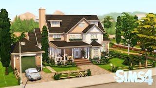 8 Sim Base Game Large Family Home | The Sims 4 Stop Motion Build | No CC