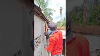 teaching the construction foreman how to work alone..