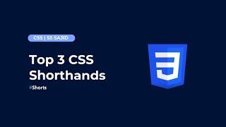 Top 3 Crazy CSS Shorthands You Must Know #shorts #css #csstricks #programming #htmlcss #tricks