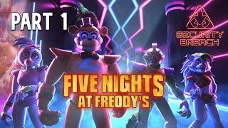 Five Nights At Freddy Security Breach: Part 1 Horror game Playthrough PC Live