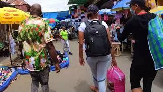 walking through downtown Kingston