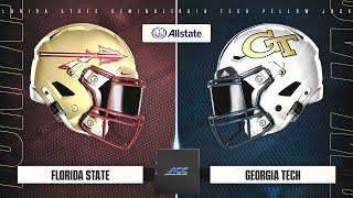 NCAA College Football 25 - Florida State Seminoles Vs Georgia Tech Yellow Jackets Week 1 PS5