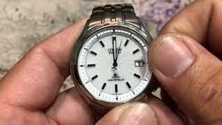 Citizen eco-drive H415 cách reset kim và lịch đơn giản