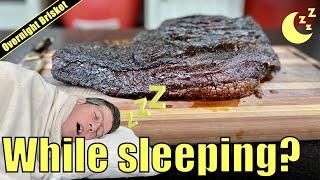 How I cooked the PERFECT BRISKET while sleeping.  Kamado Joe overnight brisket