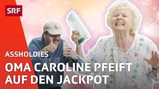 Oma Caroline scheisst auf Geld | Comedy | Assholdies | SRF