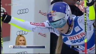 Lindsey Vonn 1st Run Giant Slalom ARE 2015