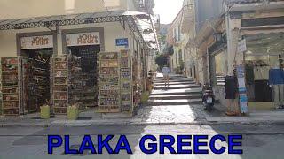 Walking the small Plaka streets in Athens (Nov 2020)