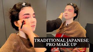 ASMR I GOT TRADITIONAL JAPANESE MAKE UP IN OSAKA, JAPAN (SOFT SPOKEN)