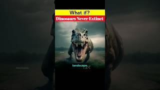 What if? Dinosaurs Never went Extinct  #shorts #dinosaursextinction #whatif