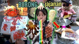 Borong Jajanan aneh Habisin Uang 1 juta! Jelly Gambar, Es upin ipin, Crepes, BADANKU JADI RAKSASA