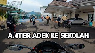 ANTER ADEK KESEKOLAH NAIK MOGE ZX10R (Yakinjay) - MINTA NGEBUT...‼️