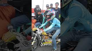 In the Blink of Speed 201M Dragbike Race for Speed Enthusiasts #herexjatim #wijayaracing #dragbike