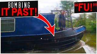 SPEEDING Narrowboat Gives Me The FINGER! Cruise to Bascote Wharf - 439