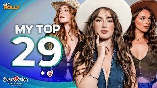 Eurovision 2025 | My Top 29 - NEW: 