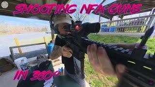 Shooting NFA Stuff in 360° at Ridge & Valley Gun Club - 4/15/24