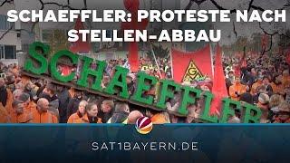 Massiver Stellenabbau bei Schaeffler: Proteste in Schweinfurt