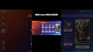 MSC 2024 EVENT  ALL FREE SKINS | ATLAS MSC SKIN FREE | MLBB