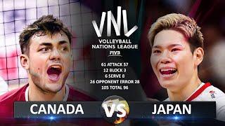 Canada vs Japan | Men's VNL 2024