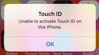 Unable to active touch id on this iphone problem error 