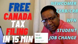 How to file taxes in Canada for free 2023