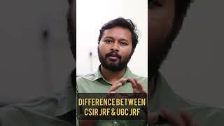 Difference in CSIR JRF & UGC JRF | Benifits | Pros and Cons | All 'Bout Research | #shorts