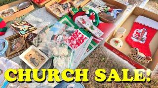 HUGE OUTDOOR CHURCH YARD SALE! | eBay Reselling