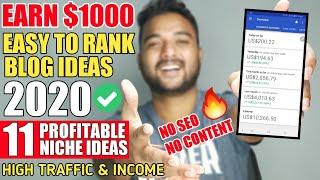 11 Best Niche for Blogging in 2020 (FRESH BLOGGING IDEAS)  Get Traffic & Earn Money Online in 2020