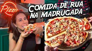 Pizza na Madrugada: Comendo na Calçada | Plinius Pizzaria de NY