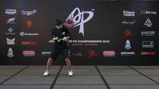 Kohei Nishimura (JP) : 1A Division Prelims - Asia Pacific Yo-Yo Championships 2019