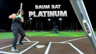 Hitting with the Baum Bat Platinum ($350!!) | Wood Baseball Bat Review