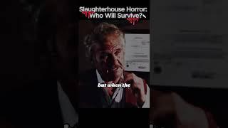 Slaughterhouse Horror: Who Will Survive? #shorts #youtube #youtubeshorts #moviesummaries #movie