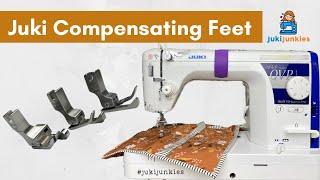 THE JUKI COMPENSATING FEET! (HOW TO USE! )