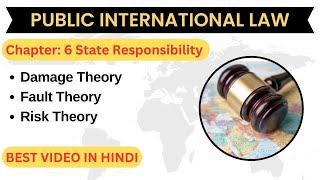 State Responsibility Public International Law | Damage Theory | Fault Theory |  Risk Theory