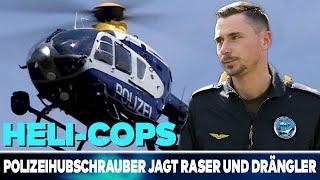 Heli-Cops im Einsatz // Polizeihubschrauber jagt Raser und Drängler