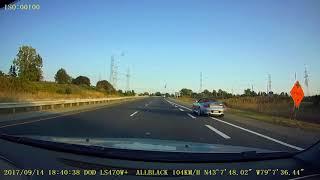 QEW Niagara, people wonder why I have a dashcam