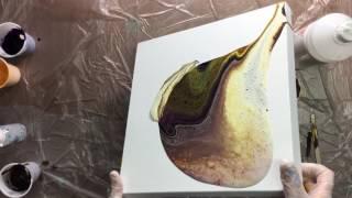 ( 030 ) Acrylic pouring with PVA glue (request)