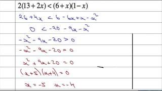 Core Maths: Quadratics and Inequalities