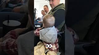 Take a 2 year old on an airplane and he will loudly ask you if you brought your diapers! 