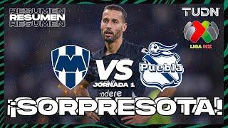 Resumen y goles | Monterrey vs Puebla | Liga Mx - CL2025 J1 | TUDN