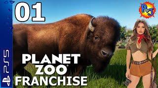 Let's Play Planet Zoo Console Edition | PS5 Franchise Gameplay Episode 1 | American Bison Herd (P+J)