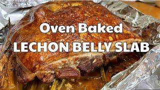 OVEN BAKED LECHON BELLY SLAB | Mini Cebuchon | Josie’s Pinoy Kitchen