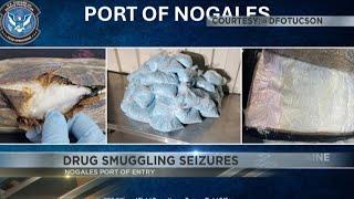 Nogales Port of Entry officers stopped over 360 pounds of drugs from entering country over two day