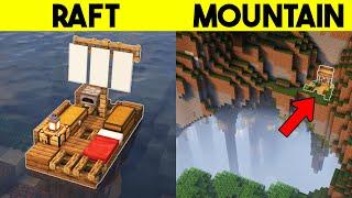 Minecraft: 3 DAY ONE Starter Bases for your Survival World!