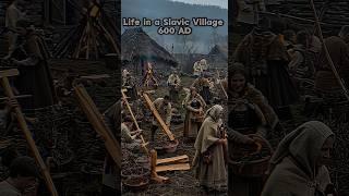 Life in a Slavic Village 600 AD #ai #empirehistory #slavic #village #history