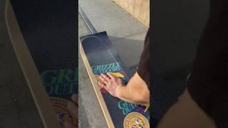 Custom Grizzly Griptape #skateboard #asmr #onesunfun