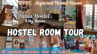 My Hostel Room Tour in Patna  Girls Hostel/ A BPSC ASPIRANT ROOM 🫰#bpsc #bpscaspirants #yt #viral