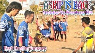 Putaran Ketiga Turnamen Bola Kasti Dandim Cup Sumenep || Youtuber Vs Brambang Elit